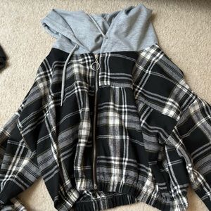Altard State flannel hoodie